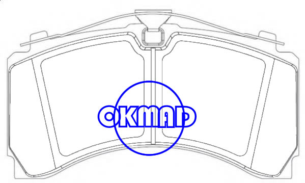 MERCEDES-BENZ ACTROS MP4 Pastilha de freio OEM:0064201520 GDB5110 WVA:29244, FW29244